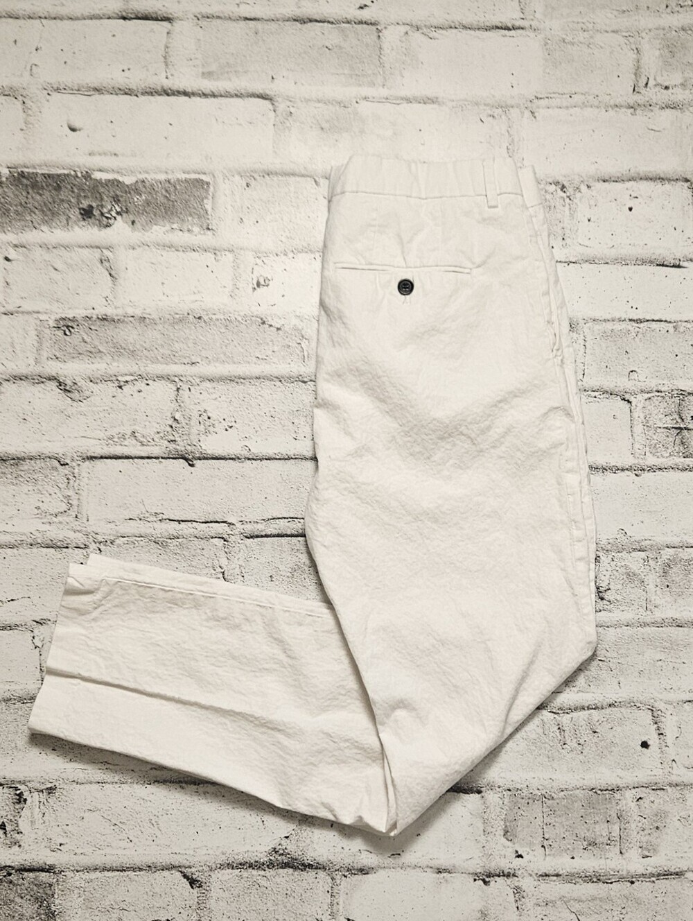 H&M Slim Fit White Chino Pants Men’s 32 Casual Straight Leg
